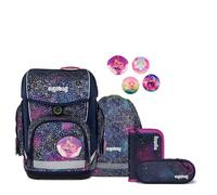 Ergobag Schulranzen Cubo Super Reflex Glow Set 5-teilig Modell 2025 Bärlaxy