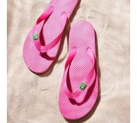 CUCCOO Kontrast Farbe Rosa Plateau Zehentrenner Sandalen für Innen- und Außenbereich, Strandzehenriemensandalen, Slip-On Stil, leicht & bequem, rutsch