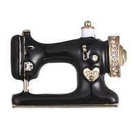 Culer Nadelfaden Näherin Schwarz Nähmaschine Brosche Unisex-Broschen Emaille Jeansjacke Pin-Abzeichen