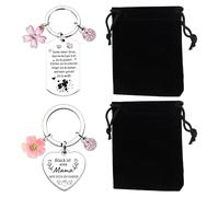 Culinavog Schlüsselanhänger mit Gravur, Inspirierender Schlüsselanhänger, Herz Glücksbringer mutmacher geschenk Geschenk für Kollegin Schwester Mama Motivations Geschenke Geschenk für Mama Schwester