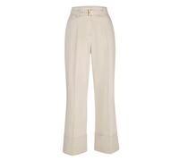 Culotte ALBA MODA "Hose Hose", Damen, Gr. 38, N-Gr, beige (natur), Obermaterial: 97% Baumwolle CO. 3% Elasthan EL., Hosen Culotte (48408656-38) natur