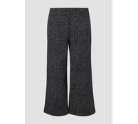Culotte aus Jersey mit Fischgratmuster 48 schwarz 2171574.99P0.48