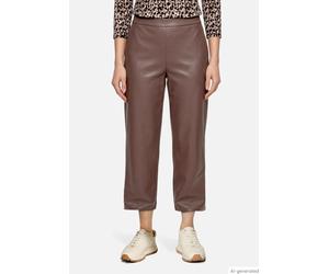 Culotte aus Kunstleder Light Maroon 44