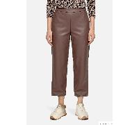Culotte aus Kunstleder Light Maroon 46
