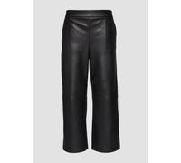 Culotte aus Lederimitat mit Nahtdetails 48 schwarz 2154724.9999.48