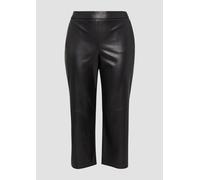 Culotte aus Lederimitat mit Nahtdetails 54 schwarz 2161102.9999.54