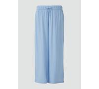 QS Culotte aus Viskose hellblau 40
