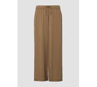 Culotte QS, Damen, Gr. 44, N-Gr, grün, Obermaterial: 100% Viskose, unifarben, casual, weit knöchelfrei, Hosen, mit elastischem Bund und Tunnelzug (37399049-44) grün