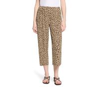 Culotte BETTY BARCLAY "Damen mit Bundfalten", Damen, Gr. 48, Normalgrößen, beige, khaki, Obermaterial: 94% Polyester, 6% Elasthan, straight fit 3/4-Länge, Hosen Culotte (86517410-48) beige, khaki