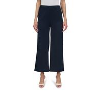 Culotte BETTY BARCLAY "Betty Barclay Culotte mit Gummizug", Damen, Gr. 40, Normalgrößen, blau (dunkelblau), Obermaterial: 99% Polyester, 1% Elasthan., casual, gerade lang, Hosen (11809167-40) dunkelbl