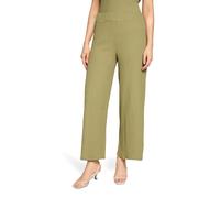 Betty Barclay Culotte Damen mit Gummizug – Gr. 46, 95% Polyester/5% Elasthan, 3/4-Länge, Soft Olive