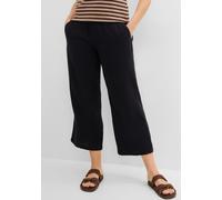 Culotte BONPRIX, Damen, Gr. 42, N-Gr, schwarz, Obermaterial: 100% Baumwolle, loose fit, Hosen Culotte, aus Baumwolle, aus Musselin-Material, lockere Passform (12101839-42)