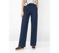 Culotte BRAX "Style FARINA", Damen, Gr. 34, Normalgrößen, navy, Web, 100% Leinen, Hosen Culotte (47248941-34) navy