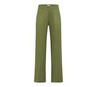 Culotte BRAX "Style MAINE", Damen, Gr. 42, Normalgrößen, grün, Web, 59% Leinen, 19% Baumwolle, 19% Viskose, 3% Elasthan, Hosen Culotte (24620407-42) grün
