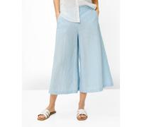 Culotte BRAX "Style MELLI S", Damen, Gr. 38K (19), Kurzgrößen, vintage, Web, 100% Leinen, Hosen Culotte (26515161-19) vintage