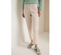 Culotte CECIL, Damen, Gr. 31, Länge 26, grain beige, Web, 96% Baumwolle, 4% Elasthan, unifarben, comfort fit 7/8-Länge, Hosen Culotte, Middle Waist (18315606-31) grain beige