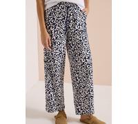 Culotte CECIL, Damen, Gr. S, Länge 30, blau (urban dunkelblau), Stoff, 100% Viskose, loose fit lang, Hosen Culotte, Elastikbund mit Tunnelzug (31821447-S) urban dunkelblau