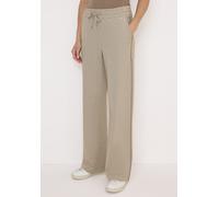 Culotte CECIL, Damen, Gr. XL, Länge 32, braun (toffee cream melange), Stoff, 53% Polyester, 37% Viskose, 10% Elasthan, meliert, loose fit normal, Hosen Culotte, High Waist (89312625-XL) toffee cream m