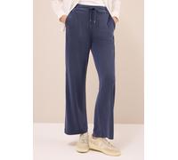 Culotte CECIL, Damen, Gr. XXL, Länge 30, blau (urban dunkelblau), Stoff, 58% Modal, 42% Polyester, unifarben, loose fit lang, Hosen Culotte, High Waist (44759752-XXL) urban dunkelblau