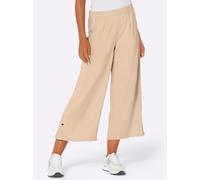 Culotte CREATION L, Damen, Gr. 48, Normalgrößen, beige (elfenbein), 50% Modal, 44% Polyester, 6% Elasthan, unifarben, 7/8-Länge, Hosen Culotte (93323715-48) elfenbein