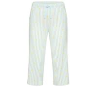 Culotte VIVANCE DREAMS, Damen, Gr. 32/34, N-Gr, blau gestreift, Single Jersey, Obermaterial: 50% Baumwolle, 50% Viskose, bedruckt, gestreift, Basic 7/8-Länge, Hosen Culotte, Süßer Streifen- und Frücht