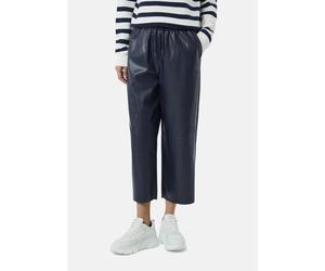 Culotte in Leder-Optik mit Elastikbund blau 44