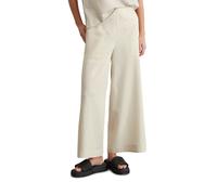 Culotte MARC O'POLO, Damen, Gr. 40, N-Gr, silky stone, Web, Obermaterial: 90% Lyocell, 10% Leinen, knöchellang, Hosen Culotte (29553239-40)