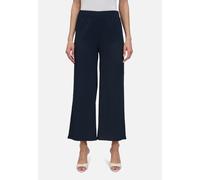 Culotte BETTY BARCLAY "Betty Barclay Culotte mit Gummizug", Damen, Gr. 36, Normalgrößen, blau (dunkelblau), Obermaterial: 99% Polyester, 1% Elasthan., casual, gerade lang, Hosen (11809167-36) dunkelbl