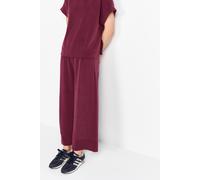 Culotte RICHROYAL "2409 T Peach Culotte", Damen, Gr. S, N-Gr, ruby glow, Web, Obermaterial: 52% Modal, 42% Polyester, 6% Elasthan, knöchellang, Hosen Culotte, aus fester, gepeachter Qualität (13233940