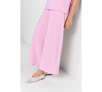 Culotte RICHROYAL "2409 T Peach Culotte", Damen, Gr. XL, N-Gr, soft orchid, Web, Obermaterial: 52% Modal, 42% Polyester, 6% Elasthan, knöchellang, Hosen Culotte, aus fester, gepeachter Qualität (29683