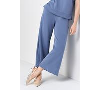 Culotte RICH & ROYAL "2409 T Peach Culotte", Damen, Gr. XS, N-Gr, blau (vintage blau), Web, Obermaterial: 52% Modal, 42% Polyester, 6% Elasthan, casual, Hosen, aus fester, gepeachter Qualität (7105934