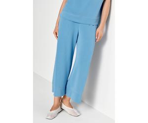 Culotte RICHROYAL, Damen, Gr. L, N-Gr, blau (sailor sky), Jersey, Obermaterial: 52% Modal, 42% Polyester, 6% Elasthan, regular fit lang, Hosen Culotte, Regular fit mit Bundfalten (32584762-L) sailor s