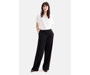 Culotte SEIDENSTICKER, Damen, Gr. 34, Normalgrößen, schwarz, 100% Polyester, unifarben, Hosen Culotte (89877924-34) schwarz