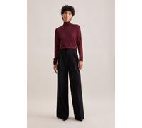 Culotte SEIDENSTICKER, Damen, Gr. 46, Normalgrößen, schwarz, 39% Wolle, 33% Polyester, 14% Viskose, 13% Polyamid, 1% Elasthan, unifarben, Hosen Culotte (83220449-46) schwarz