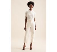 Culotte SEIDENSTICKER "Schwarze Rose", Damen, Gr. 38, Normalgrößen, beige (ecru), 100% Baumwolle, unifarben, Hosen Culotte (12417950-38)