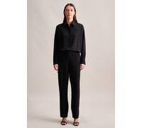 Culotte SEIDENSTICKER "Schwarze Rose", Damen, Gr. 48, Normalgrößen, schwarz, 100% Polyester, unifarben, Hosen Culotte (30371958-48)