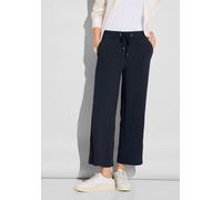 Street One Frauen 7/8 Culotte Hose in Blau, Gr: 32