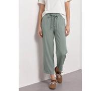 Street One Stoffhose Style Emee Damen High Waist Wide Leg Loose Fit 100% Viskose Gr.36 L26 Mintgrün