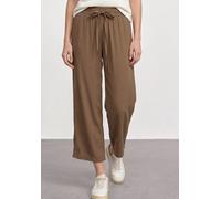 Street One Culotte High Waist, Loose Fit, 100% Viskose, cold brew Braun, Gr. 42, L26