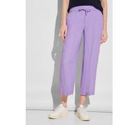 Culotte STREET ONE "Emee" Gr. 44, Länge 26, lila (smell of lavender) Damen Hosen Culottes Hosenröcke mit Eingrifftaschen (47828921-44)