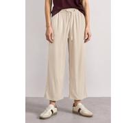 Street One Culotte High Waist - Damen 46, Länge 26, cobble stone, 100% Viskose, wadenlang