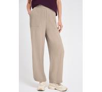 Culotte STREET ONE STUDIO, Damen, Gr. 34, Länge 28, quiet ivory, Stoff, 100% Viskose, unifarben, loose fit knöchelfrei, Hosen Culotte, mit Wide Legs (78138409-34) quiet ivory