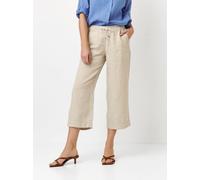 Culotte TONI "Pia", Damen, Gr. 40, N-Gr, beige, Web, Obermaterial: 100% Leinen, weit 3/4-Länge, Hosen Culotte, Sommerhose aus sommerlicher Leinenqualität (77243851-40) beige