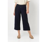 Culotte TONI "Pia", Damen, Gr. 42, N-Gr, navy, Web, Obermaterial: 100% Leinen, weit 3/4-Länge, Hosen Culotte, Sommerhose aus sommerlicher Leinenqualität (27363126-42) navy