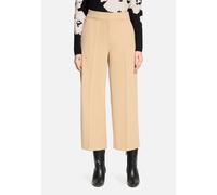 Culotte BETTY BARCLAY "Damen unifarben", Damen, Gr. 44, Normalgrößen, beige, Obermaterial: 96% Polyester, 4% Elasthan, relaxed fit 3/4-Länge, Hosen Culotte (28300239-44) beige