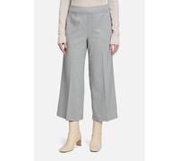 Culotte BETTY BARCLAY "Damen Culotte unifarben", Damen, Gr. 42, Normalgrößen, silber (silbergrau), Obermaterial: 63% Polyester, 35% Viskose, 2% Elasthan., Modisch, relaxed fit 3/4-Länge, Hosen (959445