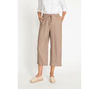 Culotte VERA aus reinem Leinen braun 42