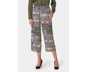 Culotte VERA aus reiner Viskose bunt 19 3/4-Länge