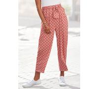 VIVANCE Culotte Damen beige-rot bedruckt Gr.44