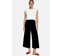 Culotte ZERO "Damen mit weitem Bein", Damen, Gr. 42, Normalgrößen, blau (deep sky), Obermaterial: 100% Polyester, figurbetont 7/8-Länge, Hosen Culotte, Schnallen (12007505-42) deep sky